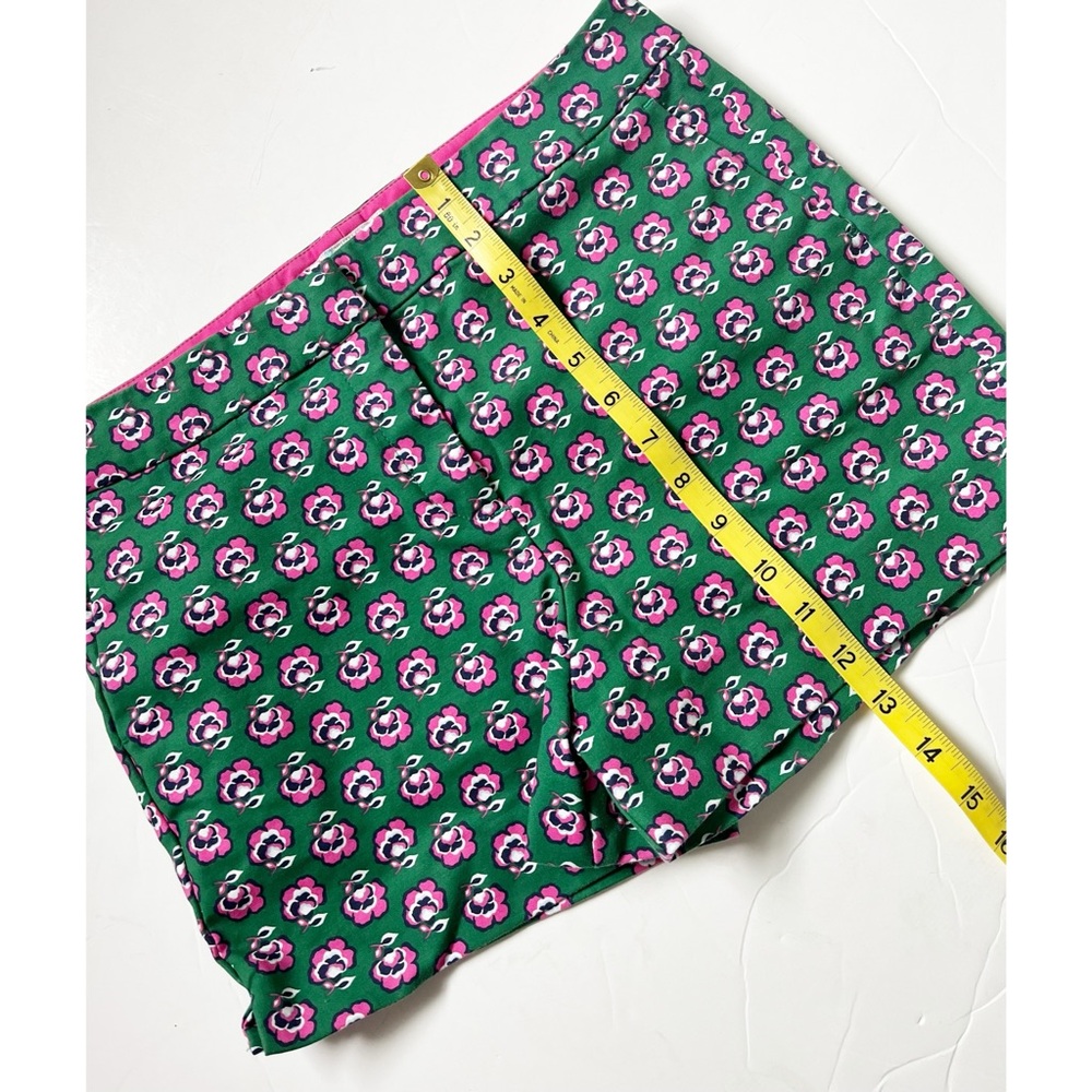 Boden pink/green print Richmond shorts sz 6 - Picture 7 of 8